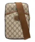 GUCCIグッチ）の古着「ショルダーバッグ」｜ベージュ