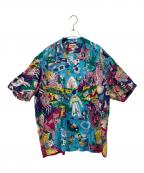 EANBEイアンベ）の古着「アロハシャツ」｜スカイブルー