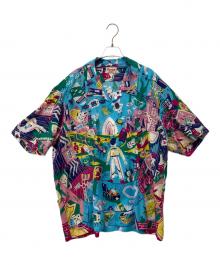 EANBE（イアンベ）の古着「アロハシャツ」｜スカイブルー