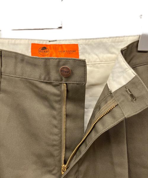 FREAK'S STORE（フリークスストア）FREAK'S STORE (フリークスストア) RED KAP (レッド キャップ) チノパン オリーブ サイズ:Lの古着・服飾アイテム