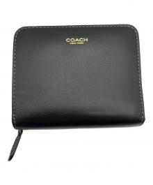 COACH（コーチ）の古着「2つ折り財布」｜ブラック