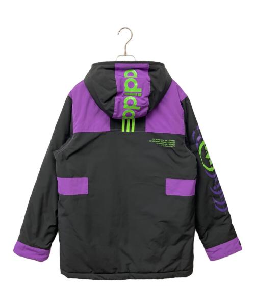 adidas（アディダス）adidas (アディダス) 中綿コート ブラック サイズ:Lの古着・服飾アイテム