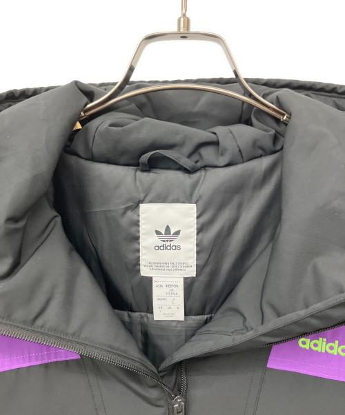 adidas（アディダス）adidas (アディダス) 中綿コート ブラック サイズ:Lの古着・服飾アイテム