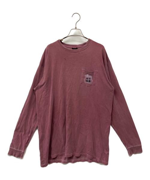stussy（ステューシー）stussy (ステューシー) 長袖カットソー パープル サイズ:XLの古着・服飾アイテム