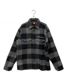 HUMAN MADE（ヒューマンメイド）の古着「WOOL OVERSHIRT BLACK jacket」｜ブラック
