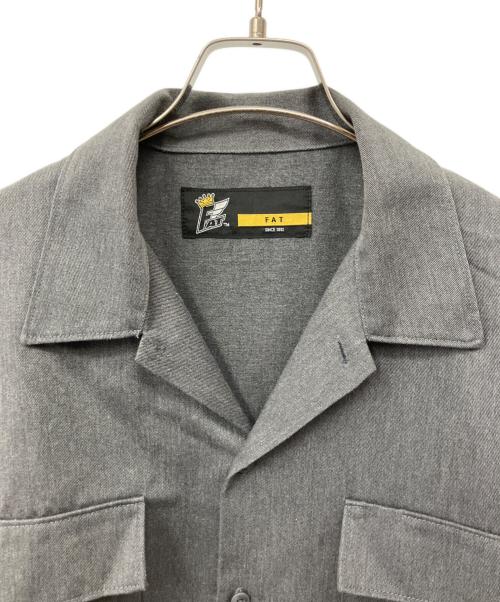 Dickies（ディッキーズ）Dickies (ディッキーズ) FAT (エフエーティー) シャツジャケット グレー サイズ:FATの古着・服飾アイテム