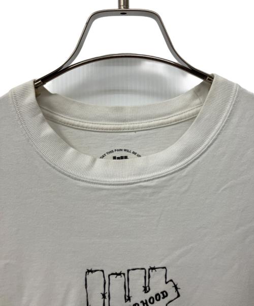 NEIGHBORHOOD（ネイバーフッド）NEIGHBORHOOD (ネイバーフッド) UNDEFEATED (アンディフィーテッド) Tシャツ ホワイト サイズ:Lの古着・服飾アイテム