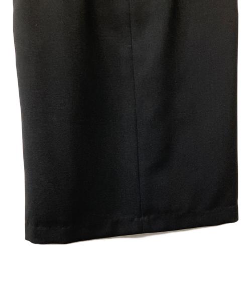 MARY QUANT（マリークヮント）MARY QUANT (マリークヮント) U-FACTORY 半袖ワンピース ブラック×ベージュ サイズ:7の古着・服飾アイテム
