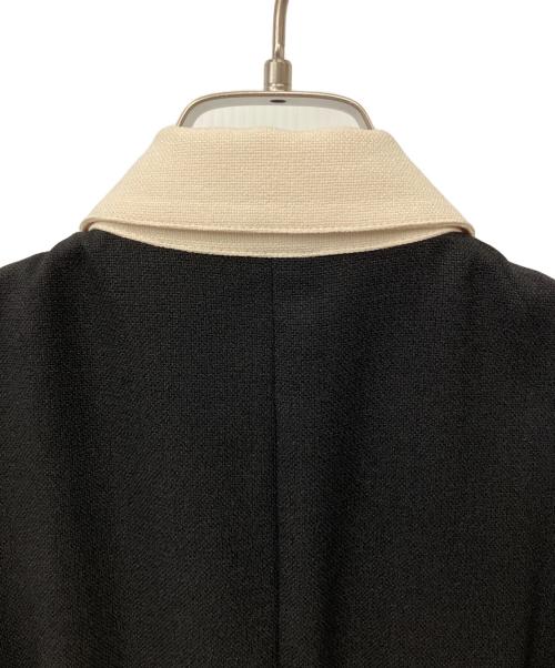 MARY QUANT（マリークヮント）MARY QUANT (マリークヮント) U-FACTORY 半袖ワンピース ブラック×ベージュ サイズ:7の古着・服飾アイテム