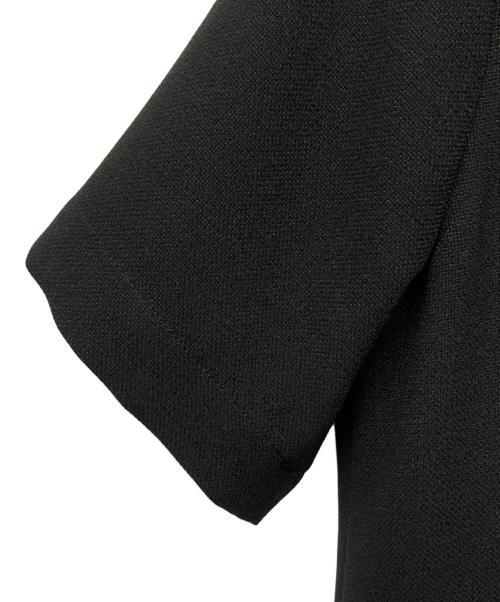 MARY QUANT（マリークヮント）MARY QUANT (マリークヮント) U-FACTORY 半袖ワンピース ブラック×ベージュ サイズ:7の古着・服飾アイテム