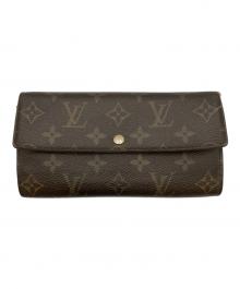 LOUIS VUITTON（ルイ ヴィトン）の古着「長財布」｜ブラウン