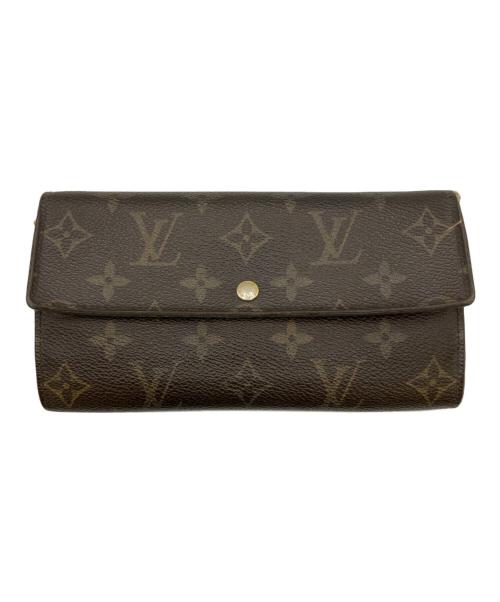 LOUIS VUITTON（ルイ ヴィトン）LOUIS VUITTON (ルイ ヴィトン) 長財布 ブラウンの古着・服飾アイテム