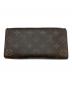 LOUIS VUITTON (ルイ ヴィトン) 長財布 ブラウン：8000円