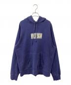 SUPREMEシュプリーム）の古着「Franklin hooded Sweatshirt」｜ブルー