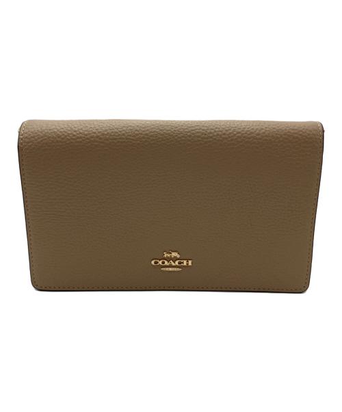 COACH（コーチ）COACH (コーチ) ショルダーバッグ ベージュの古着・服飾アイテム