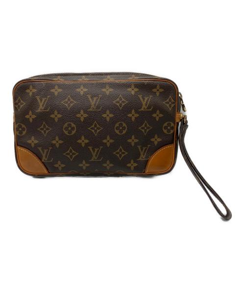 LOUIS VUITTON（ルイ ヴィトン）LOUIS VUITTON (ルイ ヴィトン) クラッチバッグ ブラウンの古着・服飾アイテム