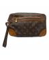 LOUIS VUITTON (ルイ ヴィトン) クラッチバッグ ブラウン：13000円