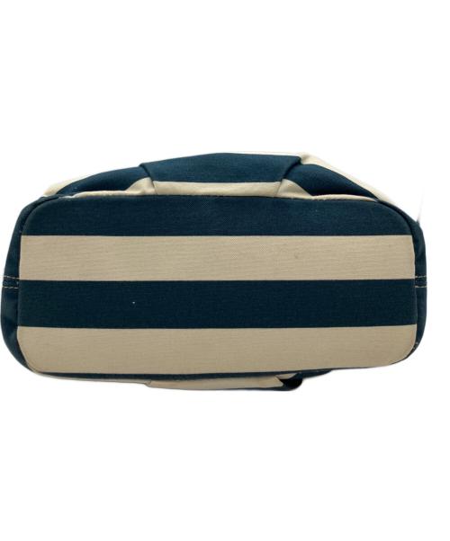 BURBERRY BLUE LABEL（バーバリー ブルー レーベル）BURBERRY BLUE LABEL (バーバリー ブルー レーベル) 2WAYバッグ ネイビー×ホワイトの古着・服飾アイテム