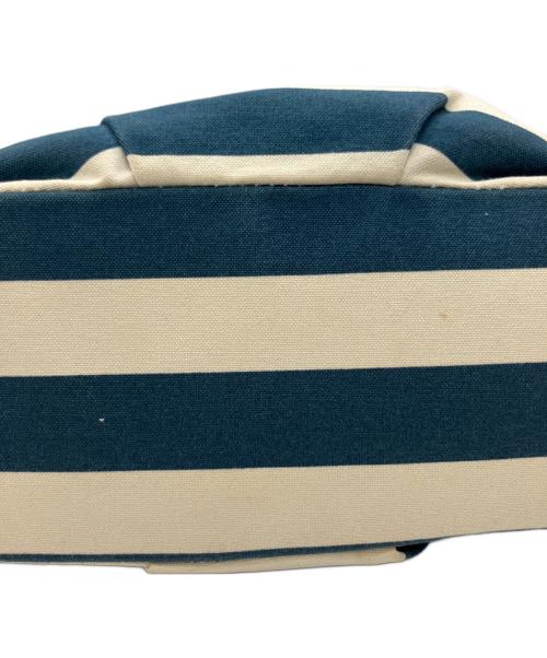 BURBERRY BLUE LABEL（バーバリー ブルー レーベル）BURBERRY BLUE LABEL (バーバリー ブルー レーベル) 2WAYバッグ ネイビー×ホワイトの古着・服飾アイテム