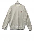 maison kitsuneメゾンキツネ）の古着「スウェット」｜ホワイト