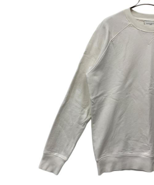 maison kitsune（メゾンキツネ）MAISON KITSUNE (メゾンキツネ) スウェット ホワイト サイズ:Mの古着・服飾アイテム