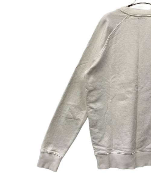 maison kitsune（メゾンキツネ）MAISON KITSUNE (メゾンキツネ) スウェット ホワイト サイズ:Mの古着・服飾アイテム