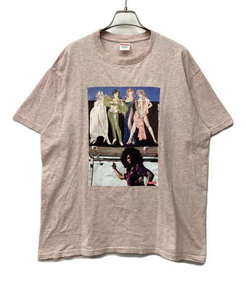SUPREME（シュプリーム）Supreme (シュプリーム) AMERICAN PICTURE TEE ピンク サイズ:Lの古着・服飾アイテム