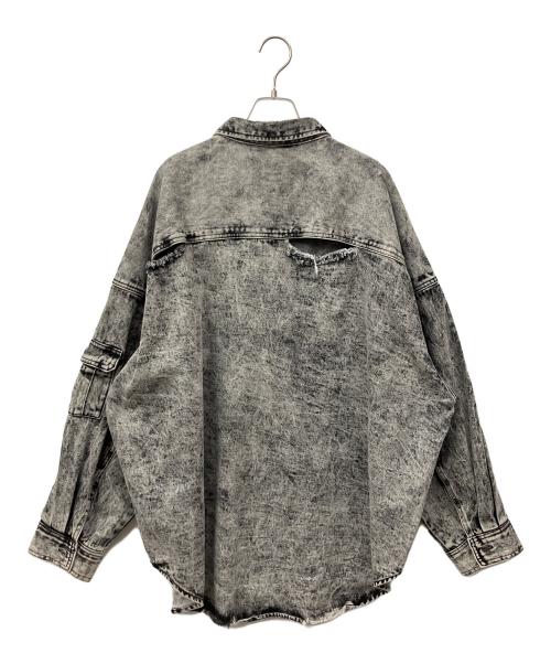 MAISON SPECIAL（メゾンスペシャル）MAISON SPECIAL (メゾンスペシャル) デニムジャケット ホワイト×ブラック サイズ:Fの古着・服飾アイテム