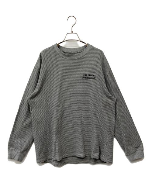 The Ennoy Professional（ザ エンノイ プロフェッショナル）THE ENNOY PROFESSIONAL (ザ エンノイ プロフェッショナル) 長袖Tシャツ グレー サイズ:XLの古着・服飾アイテム