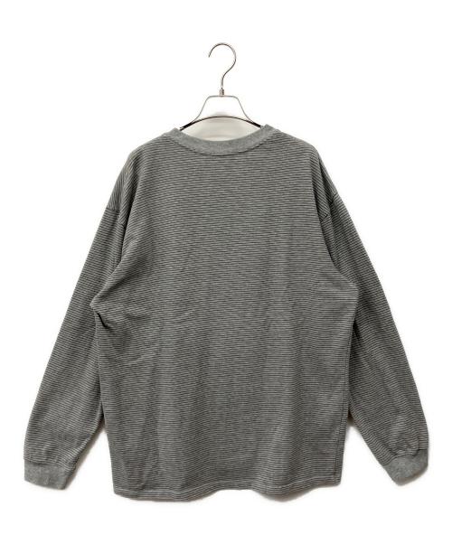 The Ennoy Professional（ザ エンノイ プロフェッショナル）THE ENNOY PROFESSIONAL (ザ エンノイ プロフェッショナル) 長袖Tシャツ グレー サイズ:XLの古着・服飾アイテム