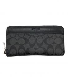 COACH（コーチ）の古着「長財布」｜ブラック