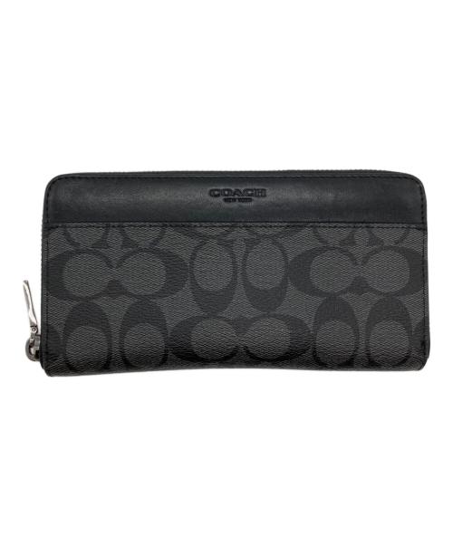 COACH（コーチ）COACH (コーチ) 長財布 ブラックの古着・服飾アイテム