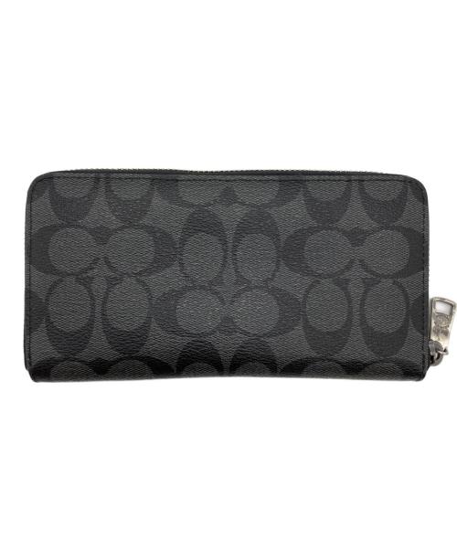 COACH（コーチ）COACH (コーチ) 長財布 ブラックの古着・服飾アイテム