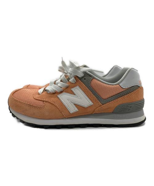 NEW BALANCE（ニューバランス）NEW BALANCE (ニューバランス) ローカットスニーカー オレンジ サイズ:24の古着・服飾アイテム