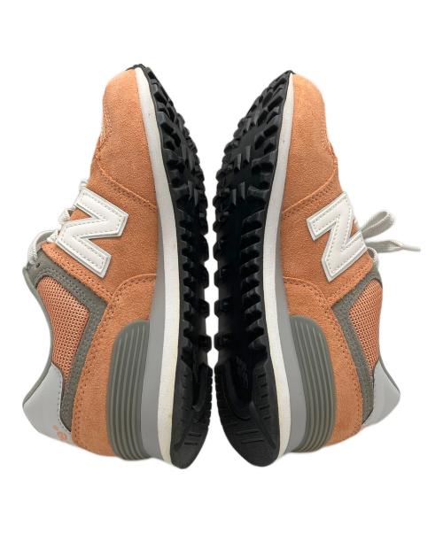 NEW BALANCE（ニューバランス）NEW BALANCE (ニューバランス) ローカットスニーカー オレンジ サイズ:24の古着・服飾アイテム