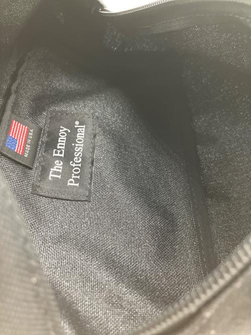 The Ennnoy Professional（ザ エンノイ プロフェッショナル）The Ennnoy Professional (ザ エンノイ プロフェッショナル) ウエストバッグ ブラックの古着・服飾アイテム