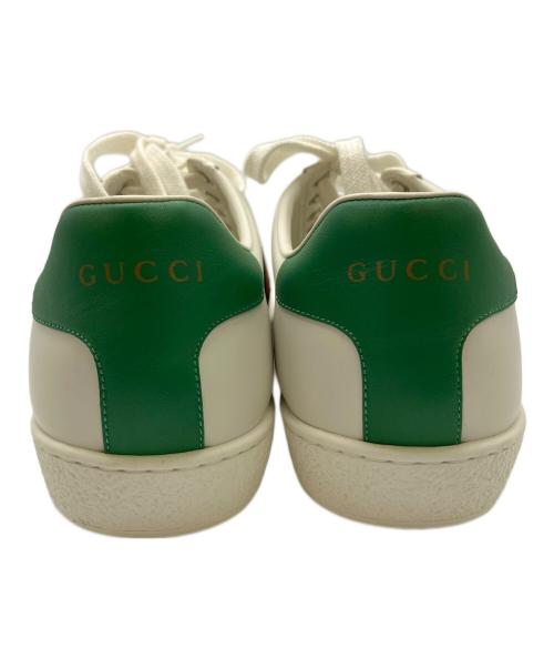 GUCCI（グッチ）GUCCI (グッチ) ローカットスニーカー ホワイト サイズ:23.5の古着・服飾アイテム