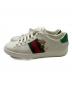 中古・古着 GUCCI (グッチ) ローカットスニーカー ホワイト サイズ:23.5：30000円