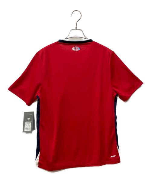 NEW BALANCE（ニューバランス）NEW BALANCE (ニューバランス) サッカーユニフォーム レッド サイズ:Mの古着・服飾アイテム