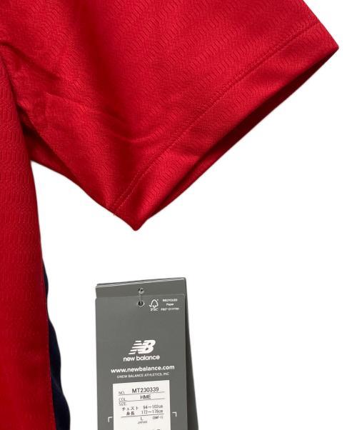 NEW BALANCE（ニューバランス）NEW BALANCE (ニューバランス) サッカーユニフォーム レッド サイズ:Mの古着・服飾アイテム