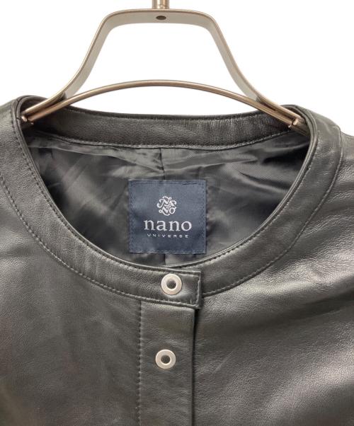 nano・universe（ナノ・ユニバース）nano・universe (ナノ・ユニバース) ジャケット ブラック サイズ:36の古着・服飾アイテム
