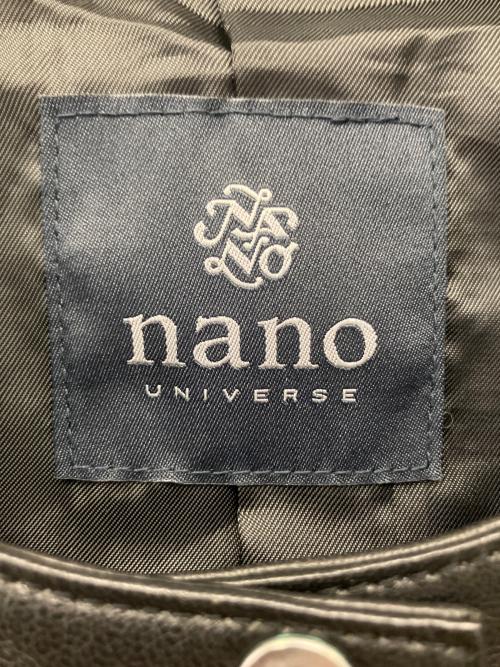 nano・universe（ナノ・ユニバース）nano・universe (ナノ・ユニバース) ジャケット ブラック サイズ:36の古着・服飾アイテム