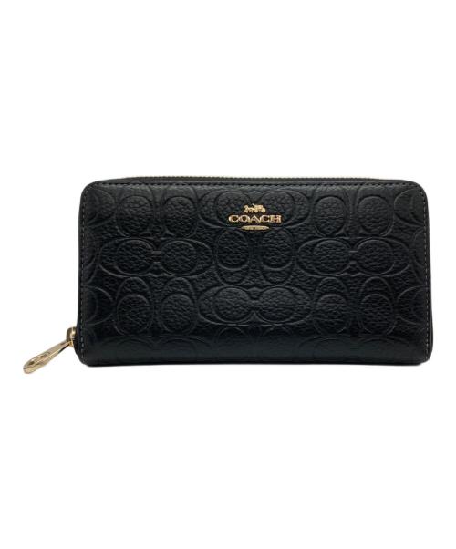 COACH（コーチ）COACH (コーチ) 長財布 ブラックの古着・服飾アイテム
