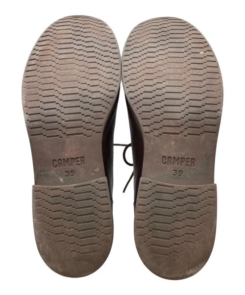 CAMPER（カンペール）CAMPER (カンペール) レザーシューズ ブラウン サイズ:SIZE39の古着・服飾アイテム