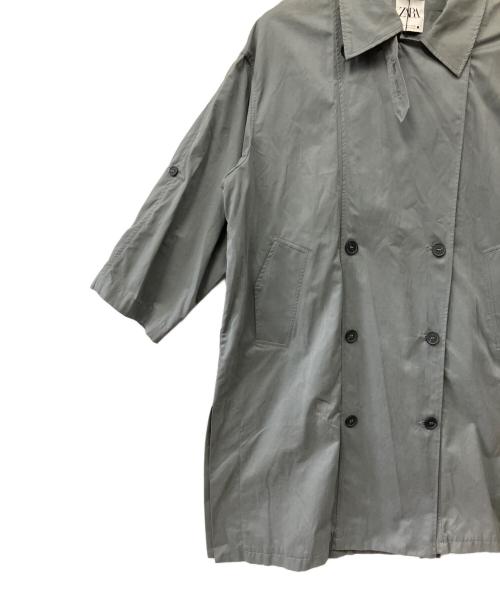 ZARA（ザラ）ZARA (ザラ) トレンチコート グレー サイズ:S 未使用品の古着・服飾アイテム