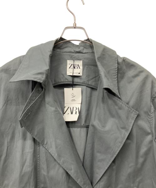 ZARA（ザラ）ZARA (ザラ) トレンチコート グレー サイズ:S 未使用品の古着・服飾アイテム