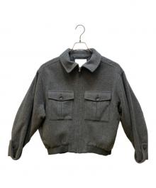 uncrave（アンクレイヴ）の古着「ニットジャケット」｜グレー