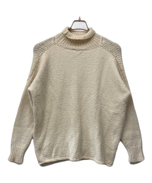 forte forte（フォルテ・フォルテ）forte forte (フォルテ・フォルテ) 厚手ニット ホワイト サイズ:Lの古着・服飾アイテム