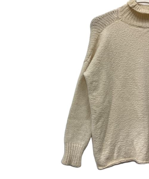 forte forte（フォルテ・フォルテ）forte forte (フォルテ・フォルテ) 厚手ニット ホワイト サイズ:Lの古着・服飾アイテム