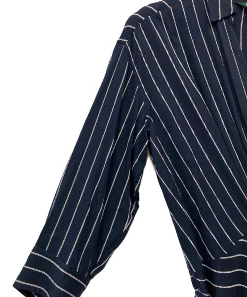 LAUREN RALPH LAUREN（ローレン ラルフ ローレン）LAUREN RALPH LAUREN (ローレン ラルフ ローレン) 長袖ワンピース ネイビー サイズ:Mの古着・服飾アイテム